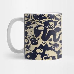 Sea Monster Size Chart Mug